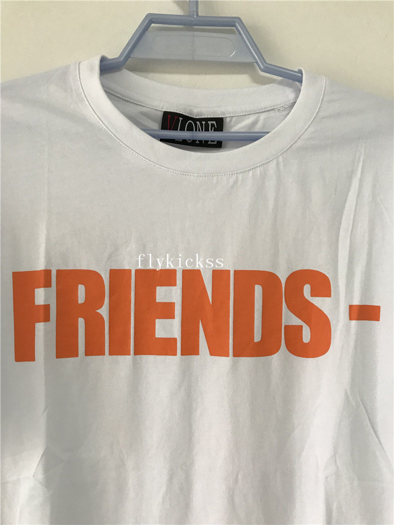 Vlone Friends White Orange T-Shirt